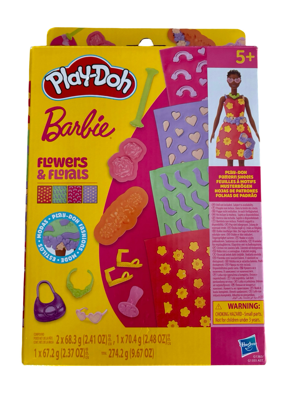 Play-Doh Barbie Flowers & Florals Pattern Pack G1363